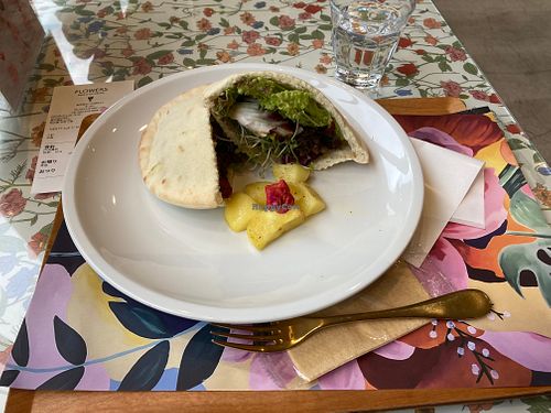 Spicy Korean Pita at Flowers Bake & Ice Cream in Tachikawa