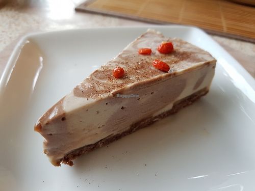 Vegan raw cake  at Lamai Veggie in Koh Samui