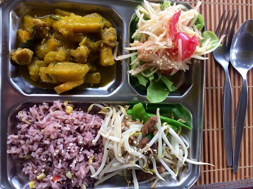 set menu at Lamai Veggie in Koh Samui