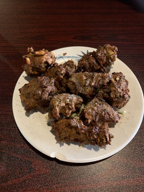 Vegetable pakoras at Taste of India in Buttonwillow