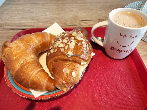 Plain & hazelnut croissants. at Döringer's Backhaus - Jungbusch in Mannheim