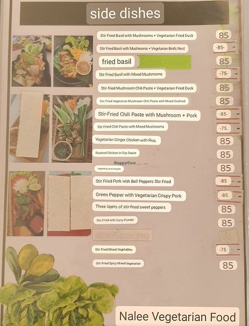  at Nalee Vegetarian Restaurant in Rayong