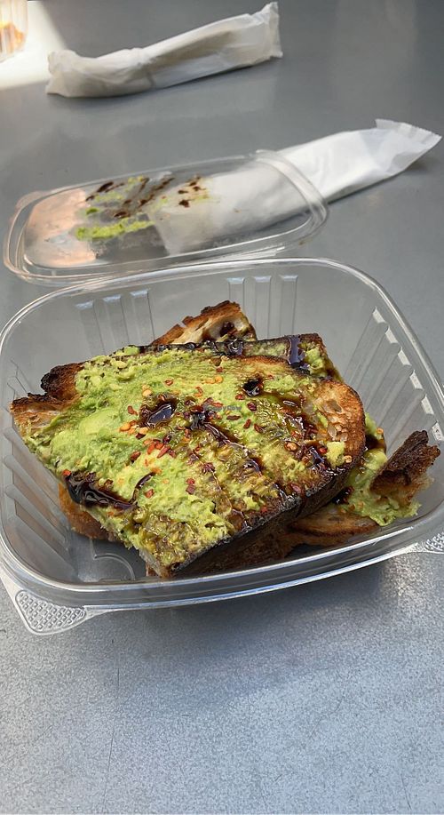 avocado toast. They also have great coffee!! i got a latte but forgot to take a picture of it.   at Twisted Tree Cafe in Lincoln