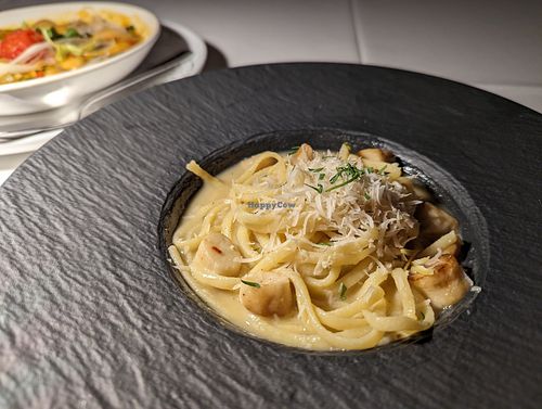 Scallop fettuccine at Crossroads Kitchen in Las Vegas