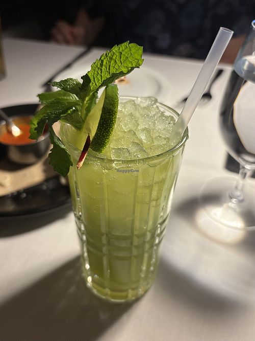 Green Haze mocktail   at Crossroads Kitchen in Las Vegas