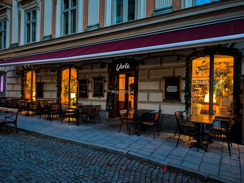 Outside of Verte at  Verte in Stockholm