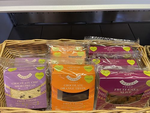 Vegan sweet options  at Antlers Cafe in Kingussie