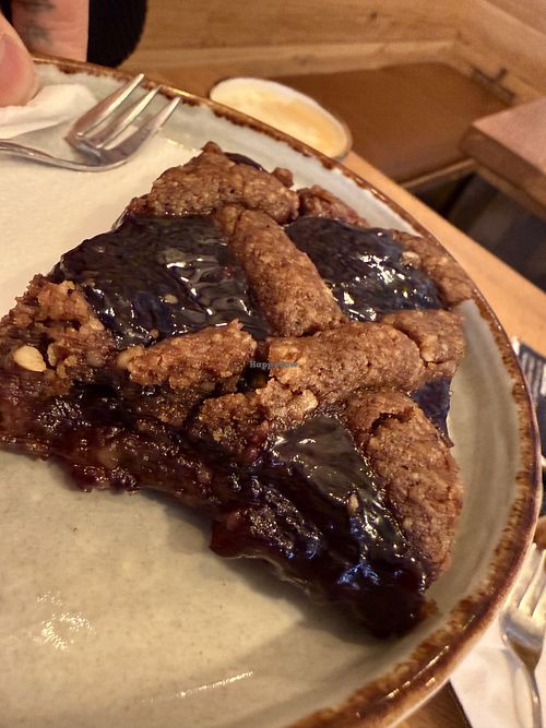 linzer cake vegan  at KARACHO in Aschaffenburg