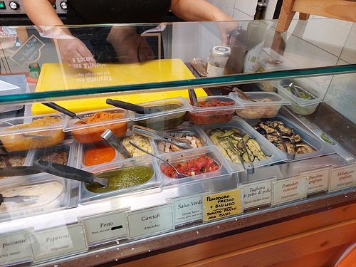 Ingredients at Panineria Al Vicolino in Volterra