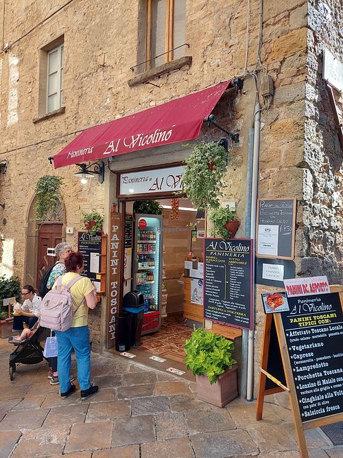The shop at Panineria Al Vicolino in Volterra