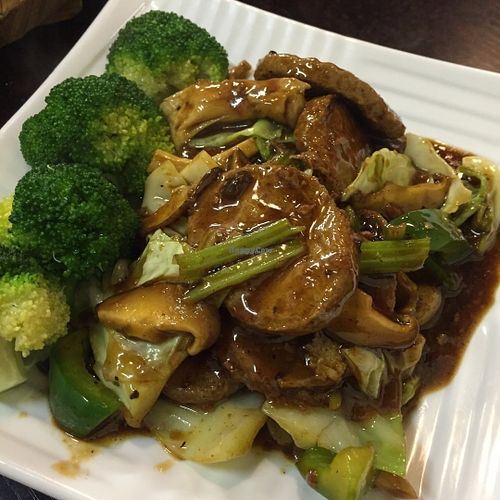 I forgot the name. Just some kind of stir-fried veggie.  at Ying Vegetarian in Kowloon