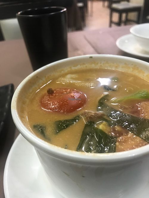 Tom yam  at Ying Vegetarian in Kowloon