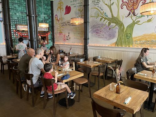 Indoor seating   at Hierbabuena in Buenos Aires