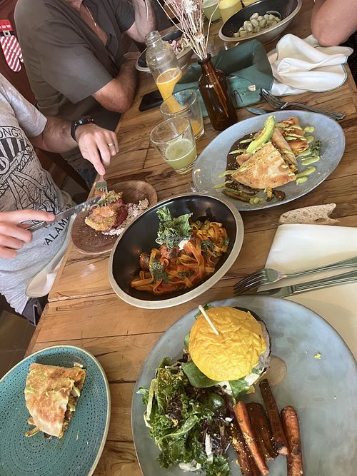 Food + juices  at Hierbabuena in Buenos Aires