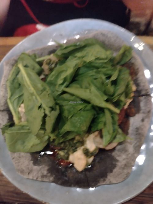 Pizza black   at Hierbabuena in Buenos Aires