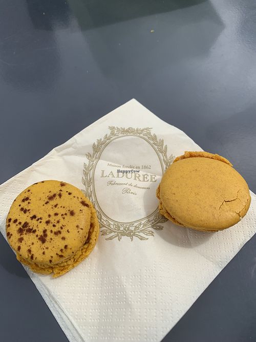 Great vegan macarons   at Ladurée in Vancouver