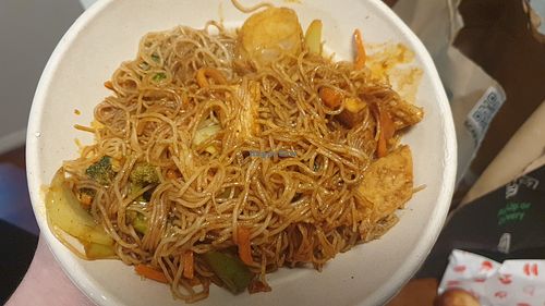Spicy rice noodles at Nature's Wok - Cloud Kitchen in Bendigo
