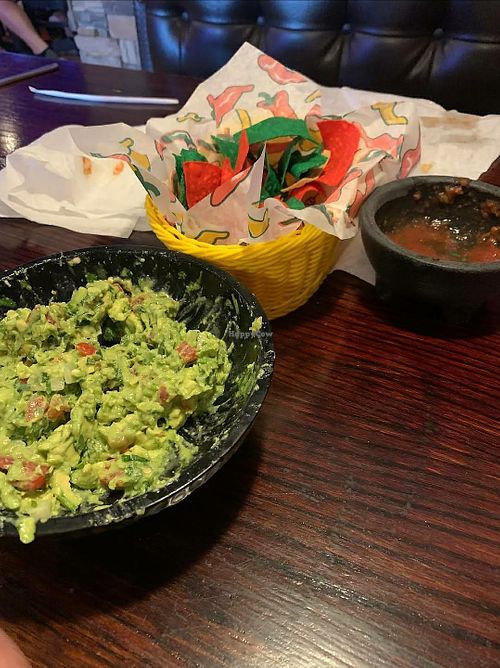 Fresh Guac at Plaza Mexico Restaurant Bar & Grill in Emerald Isle