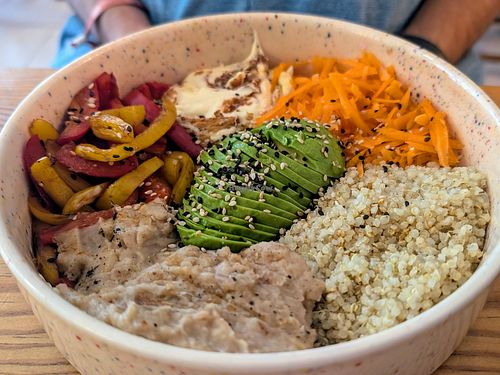Mexican bowl at Te Quiero Verde in Puerto Vallarta