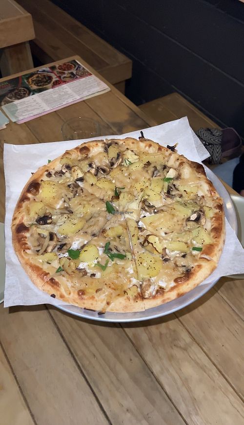 3. Vegan Truffled Bianca  at Locali Pizza in Mermaid Beach