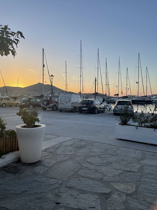 Lovely view  at Notos in Paros