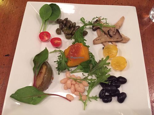 Side Dish with vegetables for the Udon at Mominoki House in Tokyo