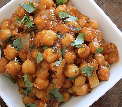 Chana masala at Restaurante Milan in Benalmadena