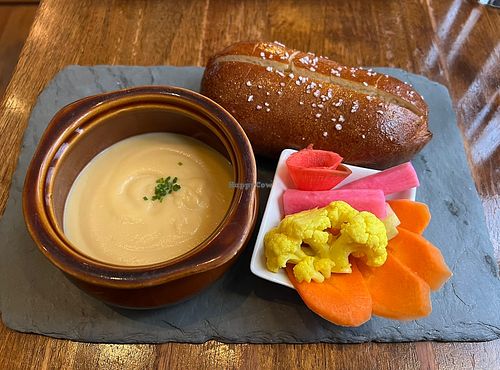 Rutabaga Fondue  at Vedge in Philadelphia
