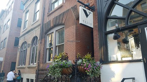 Outside at Vedge in Philadelphia