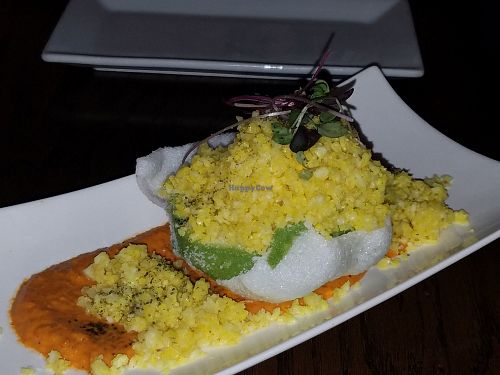 Stuffed avocado at Vedge in Philadelphia
