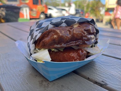 Buffalo Crispy Chik’n Sandwichh  at Tabay's Mindful Kitchen in Kahului
