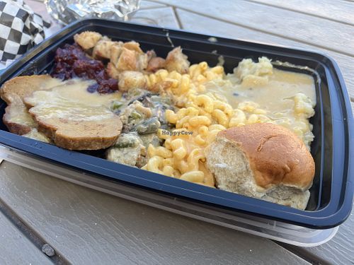 Thanksgiving plate!  at Tabay's Mindful Kitchen in Kahului