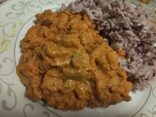Tofu tikka masala - so good! at Nini's Homemade Vegan in Chiang Mai