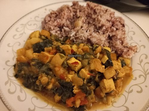 Aloo Burmese Curry at Nini's Homemade Vegan in Chiang Mai