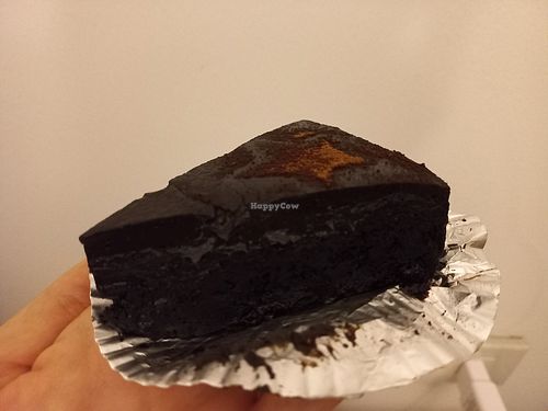 Choc cake (melt in the mouth yummy!) at Nini's Homemade Vegan in Chiang Mai