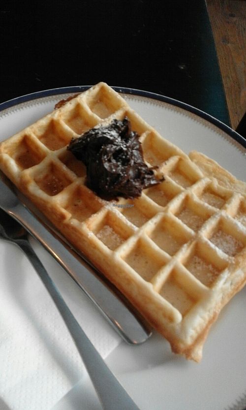 belgian waffle at Acero - Eiscafé und Bistro in Basel