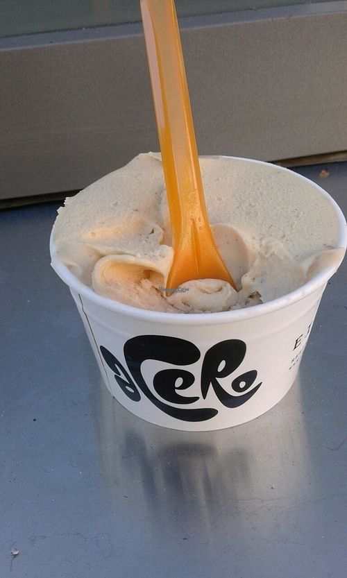 vegan cream ice at Acero - Eiscafé und Bistro in Basel