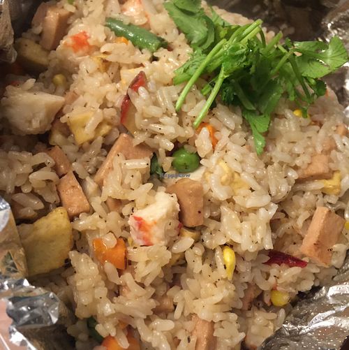 combination fried rice  at Mint & Basil - Vietnam Town in San Jose