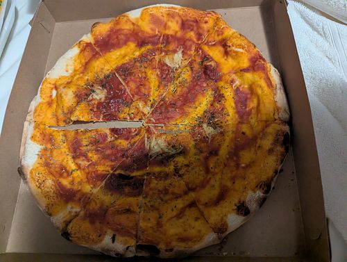 Vegan by default pizza at Olga's - The Italian Corner in Livingstone