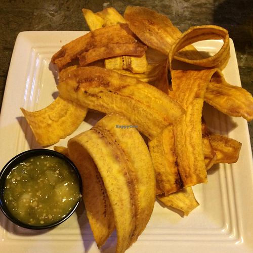 Plaintain Chips at Bar Bistro at The Arts Factory in Las Vegas