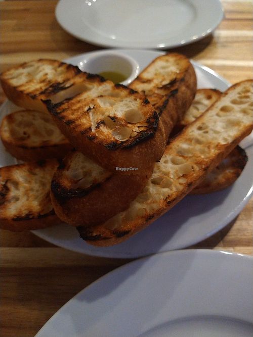 Grilled bread at Lilla in Portland