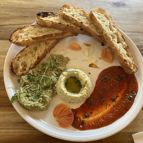 Garlic Focaccia appetizer  at Lilla in Portland