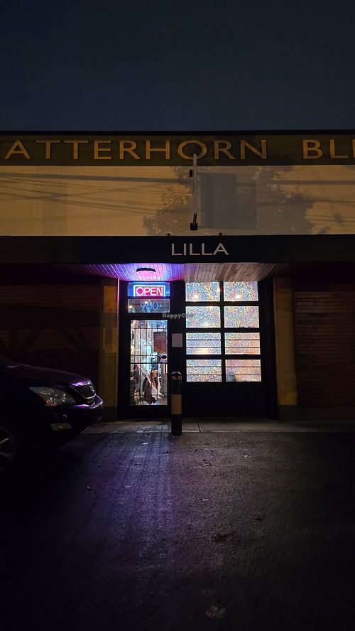 Outside at Lilla in Portland