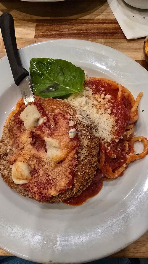 Chicken parmesan at Lilla in Portland