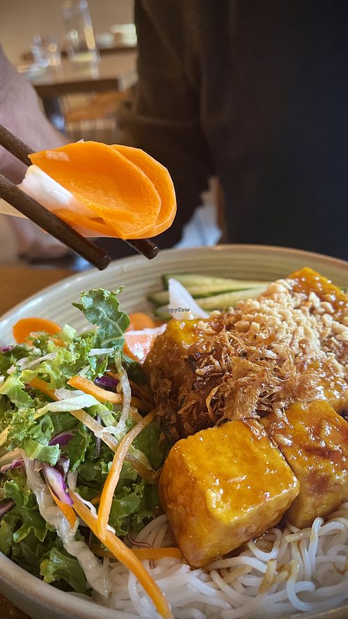 Tofu bowl  at Viet Family - The Vegan House in Vancouver
