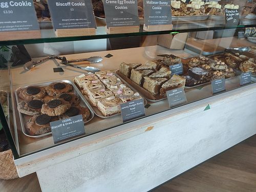 Vegan cake options at The Workhouse in Brixworth