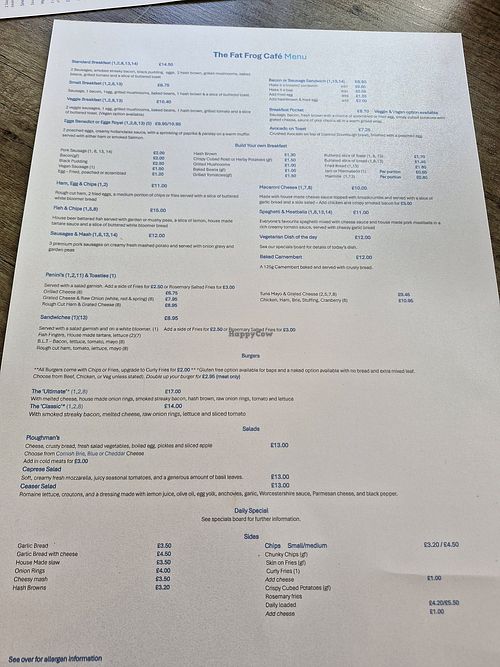  at The Fat Frog Cafe in Liskeard