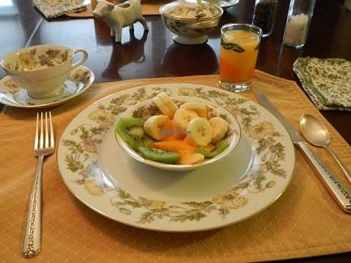 food at The Cherokee Rose Inn in Portland