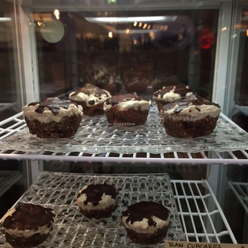 raw cupcakes  at Sun Day Burgers - Markthalle Neun in Berlin