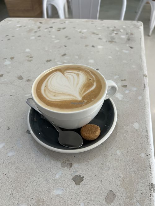 Oatmilk Latte  at The Daily Grind in Gaborone